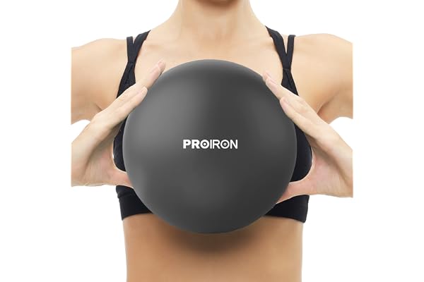 PROIRON Ballon Pilates 25cm Ballon Fitness Yoga Balle de Gym d'exercice Pilates Ball Petite Balle de Fitness pour Débutants et Professionnels