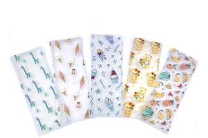 coldchill Slim & Long-Lasting Lunch Ice Packs, Cooler & Freezer Packs for Lunch Box, Beach Cooler Bag, Picnic Baskets - Keep Food Cool & Fresh (5 PCS)