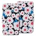 Produktbild Samsung J5 (2016) Hülle, SpiritSun PU Leder Wallet Schutzhülle für Samsung Galaxy J5 (2016) SM-J510 Bookstyle Design Ledertasche Case Tasche mit Standfunktion und Kredit Kartenfächer - Weiße Blume