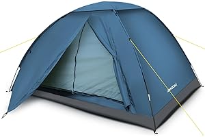 JAICOM Tienda de Campaña para 1-4 Persona, Tiendas iglú Ultraligera e Impermeable, Fácil de Montar Doble Capa Tienda Campaña, para Senderismo, Escalada al Aire Libre, Camping, Playa, Familia