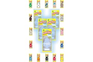 FRESHCAR Wunderbaum Désodorisant Parfum de Voiture Arbre Magique Arbre Parfumé: 5 Pièce + Stylo à Bille light-tribe (Summer.Cotton)