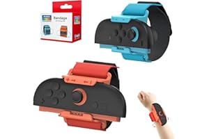 Semaiki Pack de 2 pulseras compatibles con los mandos Joy-Con de Switch 2, pulseras para Just Dance 2025