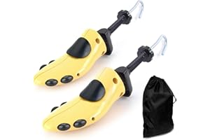 CuteHome Pair of Men Women Shoe Stretcher, Two-Way Adjustable Shoe Widener Expander to Stretch,Expands Length and Width of shoe