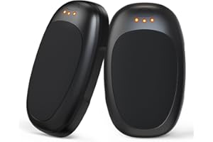 Wasuka Hand Warmers Rechargeable 2 Pack, Electric Handwarmers Reusable Portable USB Pocket Warmer, Long Lasting Hand Heater for Camping Hiking Hunting Ideal Warm Gift for Women Men