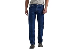 Wrangler Męskie klasyczne dżinsy z pięcioma kieszeniami o regularnym kroju z prostą nogawką