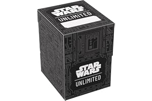 Gamegenic, Star Wars: Unlimited Soft Crate – Unlimited Pattern, contiene 60 carte doppie, con scatola token