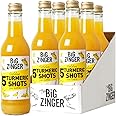 Big Zinger Turmeric 6x330ml - 30 shots - Plant based shots with golden turmeric juice - Natural kick - No added sugar