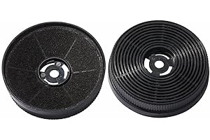 EVAYP / Kompatibel mit / 2x Aktivkohlefilter / CF140 10032904 MIZ 0060 CH 33060 SB S22-60 BBPY 10032844 S13-60 BBPY / Klarstein Respekta PKM / für Küchenhauben, Dunstabzugshauben