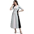 PURVAJA Women's Corduroy Empire Waist Maxi Cocktail Dress