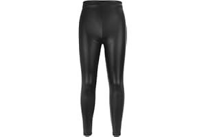 NewL Pantalones para niña para Danza Gimnasia, Pantalones de Gimnasia con Purpurina Brillante