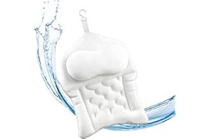 GHUAP Almohada Bañera Adulto, Almohada Bañera, Almohada de Masaje de Baño, Almohada para Bañera Reposacabezas, Bath Tub Pillow, Cojín de Baño, Soporte Bañera Reposacabeazas