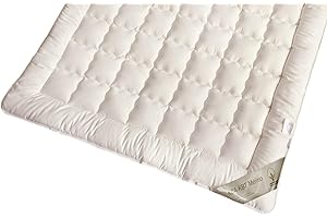 ‎FRANKNATUR franknatur - Matratzenauflage kbT Schurwolle Unterbett waschbar Nadia 90x200