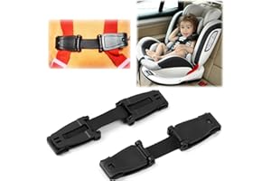 RVYEIOP 2 piezas protector de cinturón de seguridad para coche, clip de cinturón de tórax para asiento de coche, arnés para asiento de coche, apto para asiento de coche, cochecito, silla alta