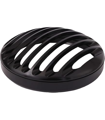 HDBUBALUS Parabrezza Per Moto 5.75'' – Cupolino In ABS Nero Lucido Per Harley Sportster XL 883, Dyna, FXR Con Forcelle Da 35-49 Mm