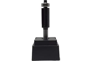 jjw-germany NR 15 HM - Oberfräser Bündigfräser Z= 2 D= 12,7 x NL 30 mm mit Achswinkel und Stirnkugellager Schaft 8,0 x 32mm