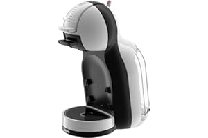 ‎KRUPS NESCAFÉ Dolce Gusto Mini Me Von Krups, kleine automatische Kapselkaffeemaschine, heiße und kalte Getränke, 15 Bar Druck, 0,8 Liter Wassertank, Eco-Mode, Arctic Grey/Schwarz, KP123B