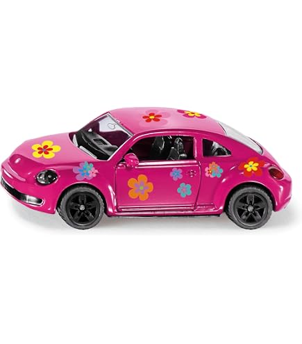 Volkswagen Beetle 1:43 Scale Die-Cast Model Car - Pink | Detailed