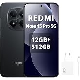 XIAOMI Redmi Note 15 Pro 5G Smartphone 12+512GB, with Charger High Capacity Battery 6580mAh, Waterproof IP66/IP68, New 200MP