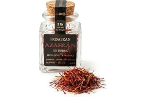FRISAFRAN | Spanskt ekologiskt saffran av högsta kvalitet | 2g | Saffran | Saffranpulver | Ekologiskt saffran | Saffranpistill | Saffranpulver