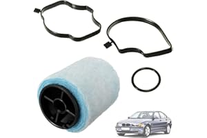 Twowinds - Filtre Séparateur d´Huile Compatible avec BMW E39 E46 330d 530d, E38 730d, X5 E53 - 11127793164 - Soupape de Ventilation - Déshuileur - Filtre Reniflard Carter - Filtre Huile