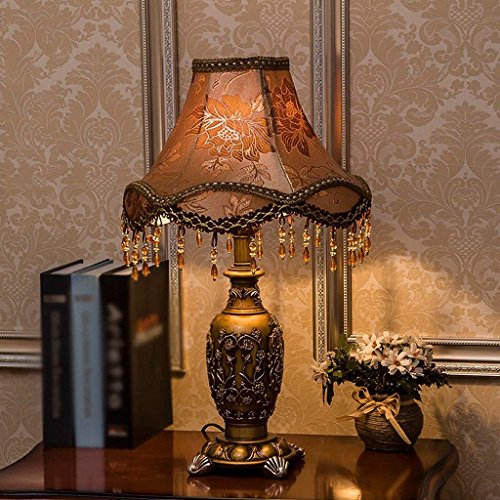 Preisvergleich Produktbild AEXU Schick Tischlampe American Country Schlafzimmer Studie Wohnzimmer Nachttischlampe Dekorative Tischlampe Originalität