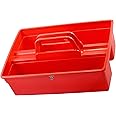 TARGET HYGIENE Caddy Basket Caddy Bucket Plastic-ABS Tool Bucket (39.4 cm x 24.4 cm x 13.3 cm) (RED)