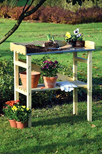 dobar 29052FSC Robuster Pflanztisch aus imprägniertem FSC-Kiefernholz 40 x 86 x 80 cm - 3