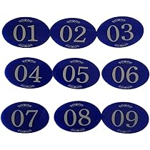 Adesivi Rotondi Numerici StayMax - Numeri Civici Autoadesivi Per Porte, Armadietti E Palestre (Nero, Diametro 3.5 Cm) - Foto 3