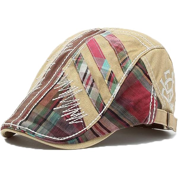Casquette Plate Homme été - Béret Respirant En Maille, Réglable 55-60cm