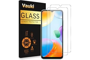 Vauki 2 sztuki szkła ochronnego do Xiaomi Redmi 10C / Xiaomi Poco C40, twardość 9H, HD, przezroczysta folia ochronna do Redmi 10C, bez zarysowań 0,33 mm, ultra cienkie, odporne na zarysowania 6,71",