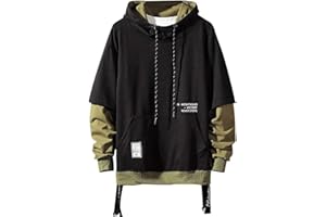 Moshtashio Felpa Uomo con Cappuccio Abbigliamento Felpe Manica Lunga Colori a Contrasto Hoodies Sweatshirt Pullover Tops Autunno Inverno Moda