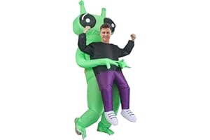 Geerypsy Alien entführung Kostüm Aufblasbares Kostüm Erwachsene für Halloween Weihnachten Cosplay Party