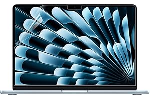 Arisase 2 Stück HD Clear Displayschutzfolie für MacBook Air 13,6 Zoll (A3240, M4 Chip), Anti-Fingerabdruck & Kratzfest Zubehör 5H Härte Schutzfolie für MacBook Air 13,6 Zoll (klar)