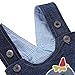 Wawoo®Unisex Baby Soft Denim Dungarees Overalls Toddlers Jeans Jumpsuits Playsuit Romper Outfits Pants Kids Infant Bodysuits Trousers Girls Boys 6 9 12 18 24 36 Months