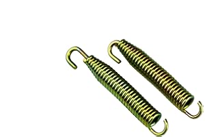 Forbikes 08-0370 Kit 2 Pz.Molla Marmitta Uncino Girevole Dimensioni 90 mm