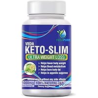 Vedapure Naturals Keto Slim Advanced Weight Loss Supplement Natural Advance Fat Burner -60 Capsules pack of 1