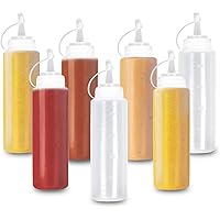 matana - 8 Stück Soßenspender Squeeze Flasche - BPA-frei, 240ml