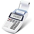 OLYMPIA Business Calculator with Paper Roll, 2.5 inches LCD Display, Blue, Desktop Format, Battery Powered, Ideal for Office and Home Use