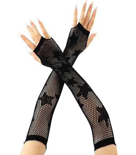 Spitzenhandschuhe Schwarz Fingerlose Armstulpen Tll Karneval 20er Jahre  Hochzeit Fasching Damen Elegante Spitzenhandschuhe