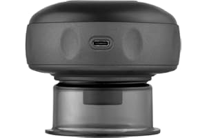 LAYHOU Set di Coppettazione Elettrica, Massaggiatore Elettrico per Coppettazione, Dispositivo di Coppettazione Intelligent, 12 Livelli di Forza Regolabili, Rilassare il corpo Eliminare l'affaticamento(Nero)