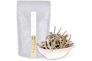 ‎TEZEN Silver Needle Yin Zhen | Ernte 2024 | Hochwertiger chinesischer Weißer Bio Tee aus Yunnan, China (50g)