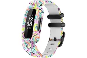 honecumi Ace 3 Straps Compatible with Fitbit Ace 3 Watch Bands for Kids Children Girls Boys Colorful Skin-Friendly Ace 3 Watch Strap Wristband Bracelet Replacement Accessory for Boy Girl Gift