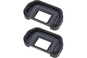 YINETTECH 2 oculari di ricambio per fotocamera compatibile con Canon EOS 6D 5D 5D MarkII 80D 70D 60D 50D 40D 30D 20Da 20D 10D D60 D30 A2E