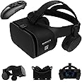Virtual Reality Headset, 3D VR Glasses for Phone VR Headset for Adult & Kids to Watch 3D Movies Videos Game Play