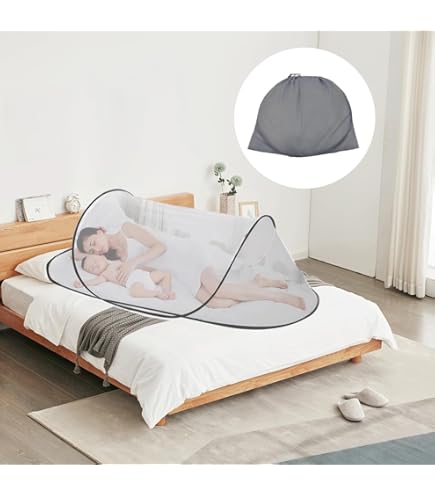 Pop Up Moskitonetz Bett - Faltbarer Mückenschutz Für Reisen