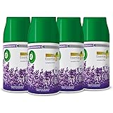 Airwick Kit Freshmatic Profumatore per Ambienti : 4 Freshmatic Ricariche alla fragranza di Lavanda in Fiore, 4x250ml