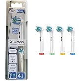 X Cross - Kusursuz Temizlik Oral-B Uyumlu Diş Fır&ccedil;ası Başlığı - 4 Adet Yedek Başlık