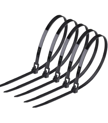 FORMAT Mehrzweckbinder Rot – 200 Mm, Nylon, Wiederverwendbar – 50 Stück Im Pack