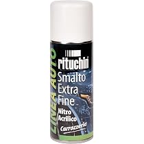 Bomboletta Spray Fiat 565 GRIGIO ALLEGRO Metallic – Kit Base 400 Ml + Trasparente 400 Ml, Alta Pigmentazione
