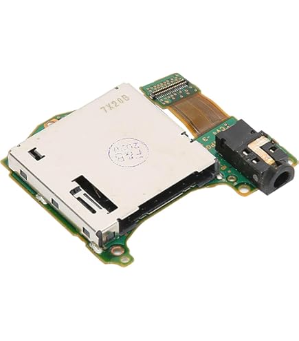 Emplacement Carte Jeu Nintendo Switch – Fente De Cartouche Et Port Casque, Compatible Avec Console